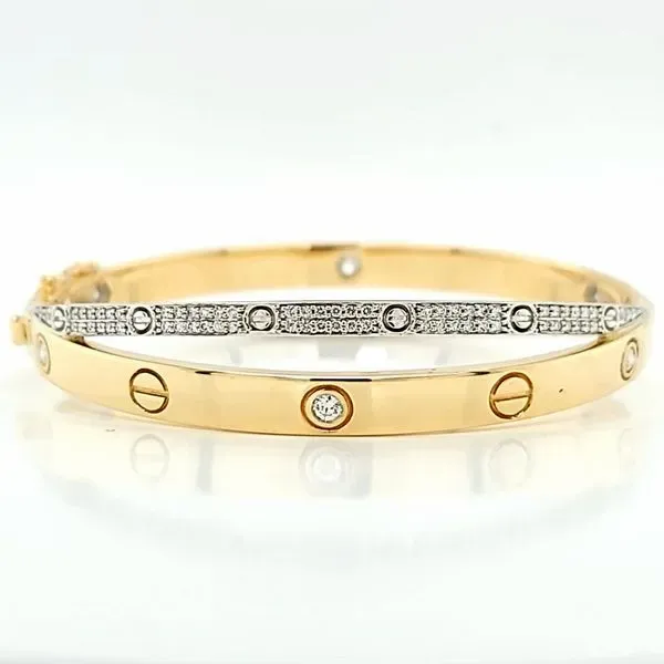 14K Two Tone Gold Diamond 