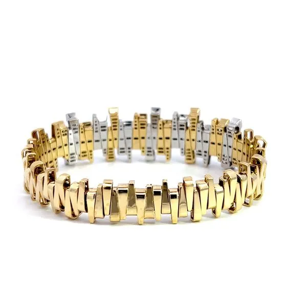 18k Gold Diamond Arena Bracelet - Arena Collection Image 4 Arezzo Jewelers Elmwood Park, IL