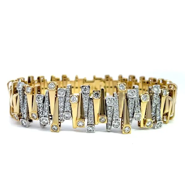 18k Gold Diamond Arena Bracelet - Arena Collection Arezzo Jewelers Elmwood Park, IL