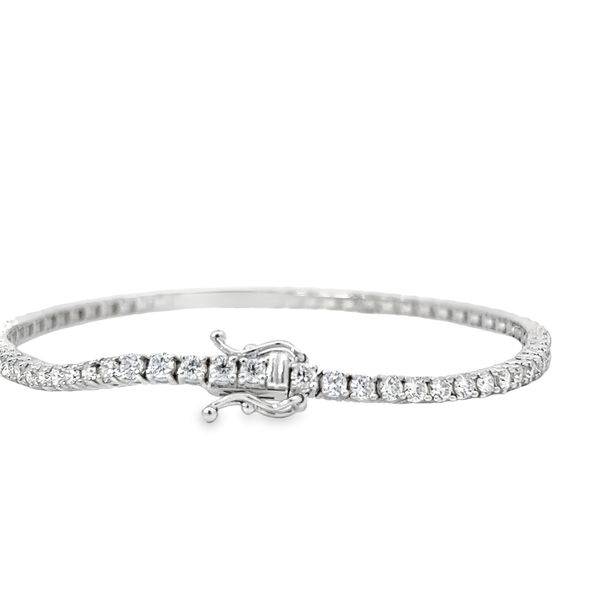 3.00ct Lab Grown Diamond Tennis Bracelet Image 3 Arezzo Jewelers Elmwood Park, IL