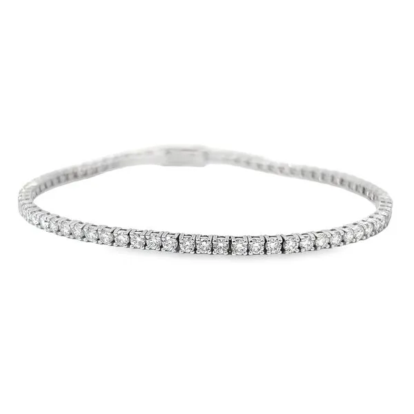 4.34ct Lab Grown Diamond Tennis Bracelet in 14K White Gold similar item image