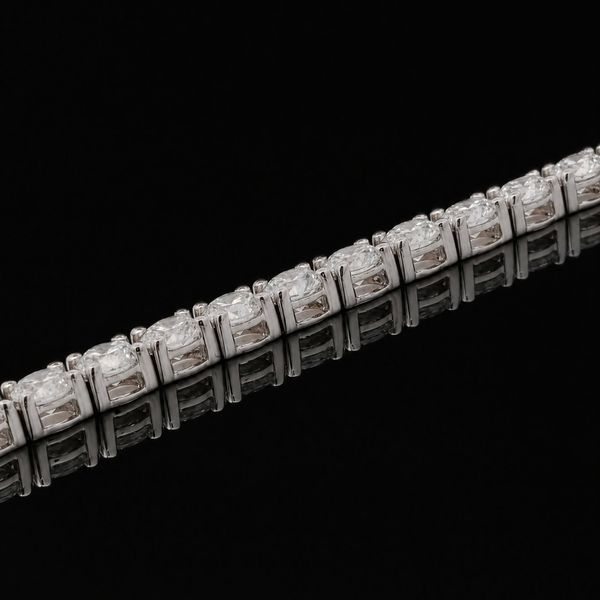 5.00ct Lab Grown Diamond Tennis Bracelet in Sterling Silver Image 3 Arezzo Jewelers Elmwood Park, IL