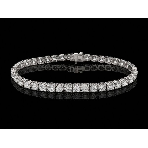 5.00ct Lab Grown Diamond Tennis Bracelet in Sterling Silver Arezzo Jewelers Elmwood Park, IL