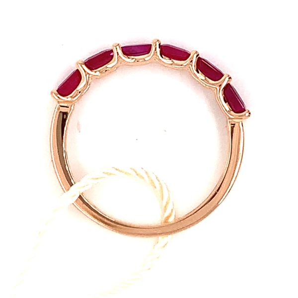 18k Rose Gold Stackable Ruby Ring Image 3 Arezzo Jewelers Elmwood Park, IL