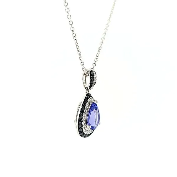 Tanzanite Royale 14K Gold Tanzanite and Diamond Pendant, 1.22 TCW Image 2 Arezzo Jewelers Elmwood Park, IL