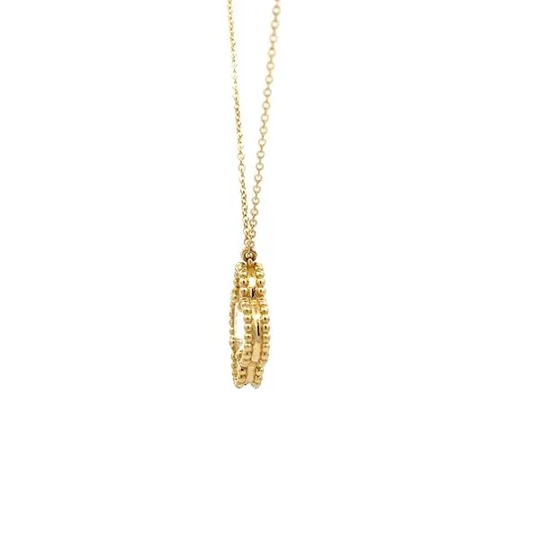 14k Yellow Gold Mother of Pearl Designer Necklace Image 4 Arezzo Jewelers Elmwood Park, IL