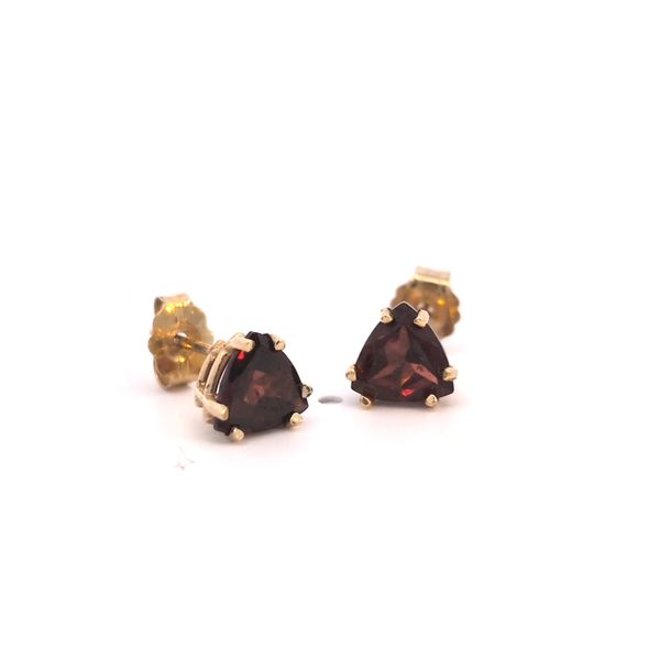 2cttw Garnet Trillian Gemstone Stud Earrings Image 2 Arezzo Jewelers Elmwood Park, IL