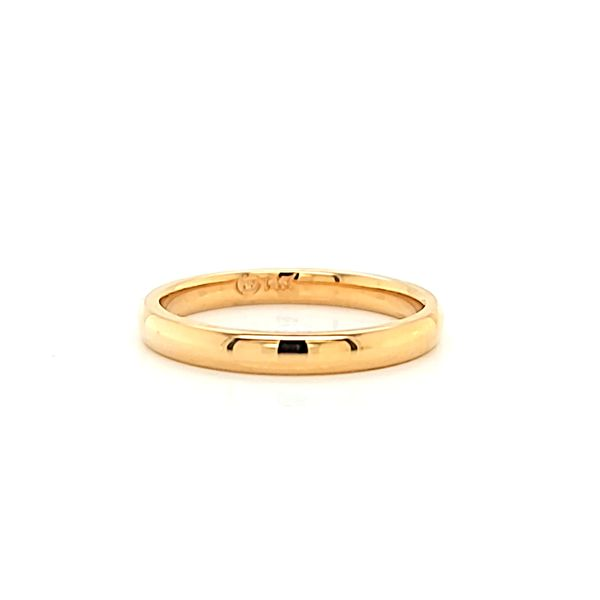 14K Yellow Gold 2.5mm Comfort Fit Wedding Band Arezzo Jewelers Elmwood Park, IL