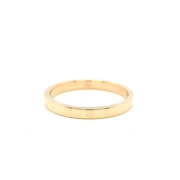 14k Yellow Gold Plain 2mm Wedding Band Arezzo Jewelers Elmwood Park, IL