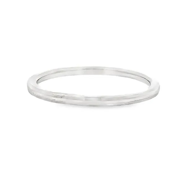 14K White Gold 1.5mm Wedding Band Arezzo Jewelers Elmwood Park, IL