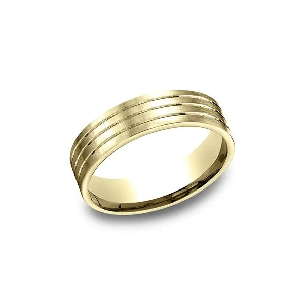 14k Yellow Gold Wedding Band Arezzo Jewelers Elmwood Park, IL