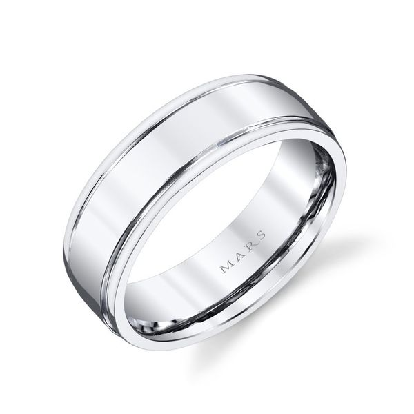 14 Karat White Gold Wedding Band Arezzo Jewelers Elmwood Park, IL