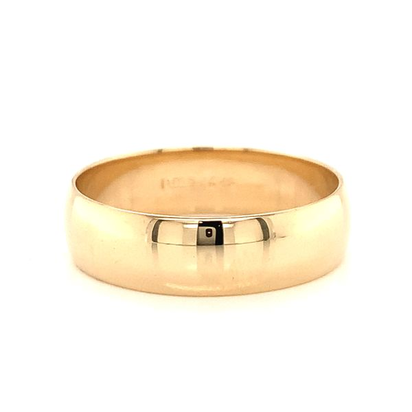 14k Yellow Gold Mens Wedding Band Arezzo Jewelers Elmwood Park, IL