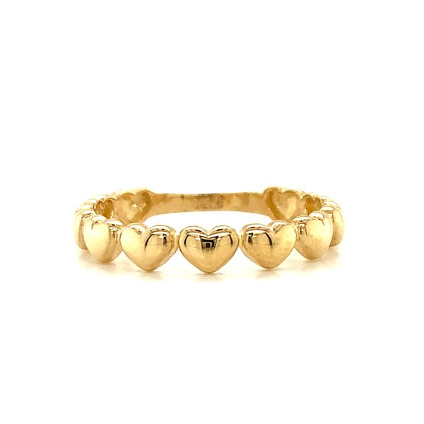 14k Yellow Gold Heart Ring Arezzo Jewelers Elmwood Park, IL
