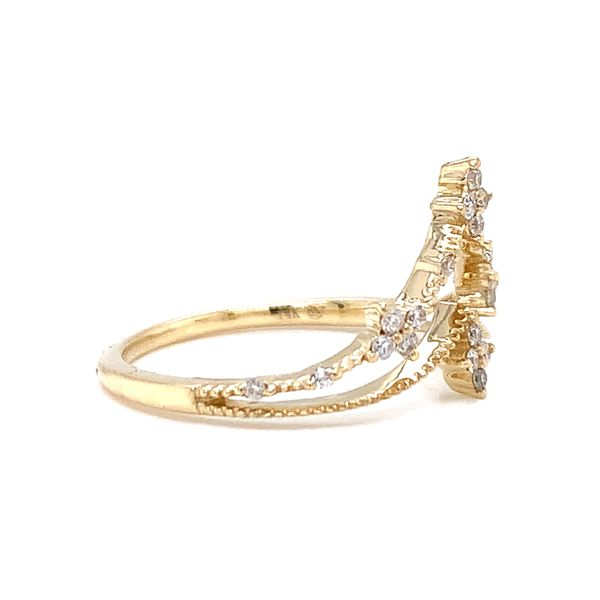 14k Yellow Gold Diamond Ring Image 2 Arezzo Jewelers Elmwood Park, IL