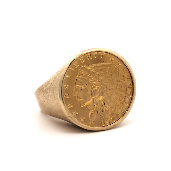 $5 Indian Head Gold Coin Ring Arezzo Jewelers Elmwood Park, IL