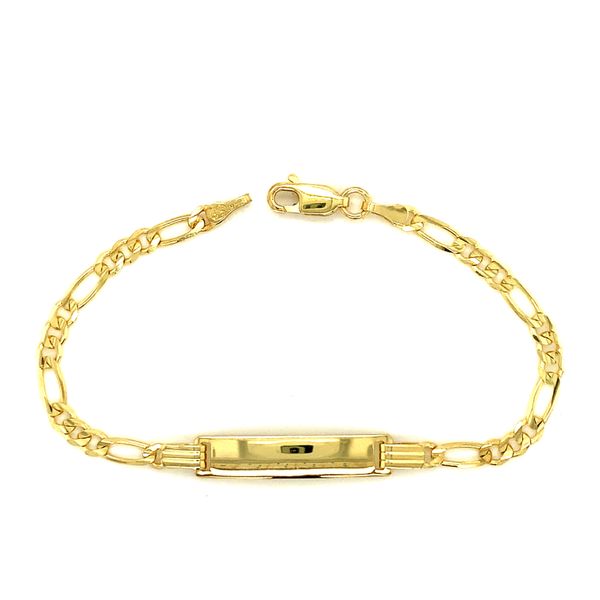 14k Yellow Gold Children's ID Bracelet Arezzo Jewelers Elmwood Park, IL
