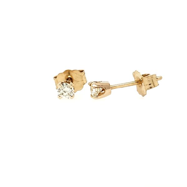 .17ct Round Diamond Stud Earrings Image 2 Arezzo Jewelers Elmwood Park, IL