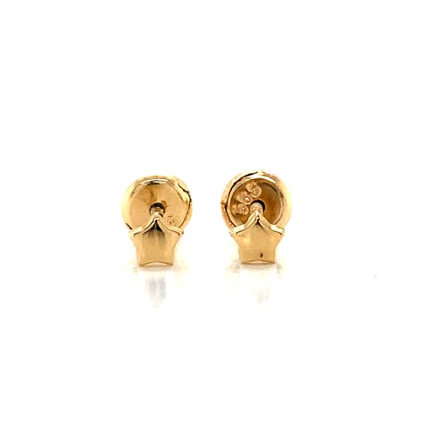 14k Yellow Gold Mini Star Earrings Arezzo Jewelers Elmwood Park, IL