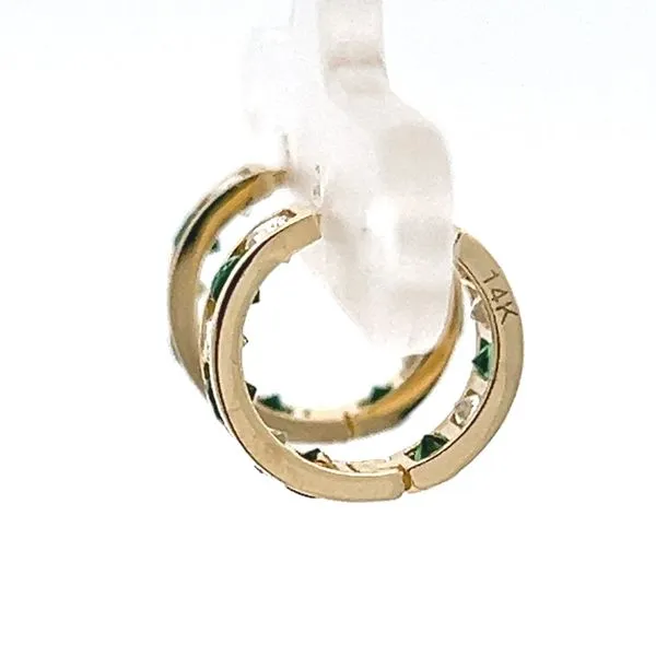 14K Yellow Gold Children's Huggie Earrings Image 2 Arezzo Jewelers Elmwood Park, IL