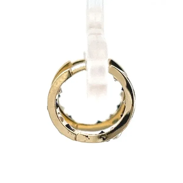 14K Yellow Gold Children's Huggie Earrings Image 2 Arezzo Jewelers Elmwood Park, IL