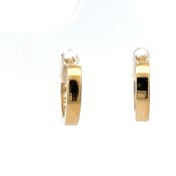 14K Yellow Gold Children's Petite Huggie Earrings Image 3 Arezzo Jewelers Elmwood Park, IL