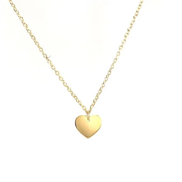 14k Gold Heart Necklace Arezzo Jewelers Elmwood Park, IL