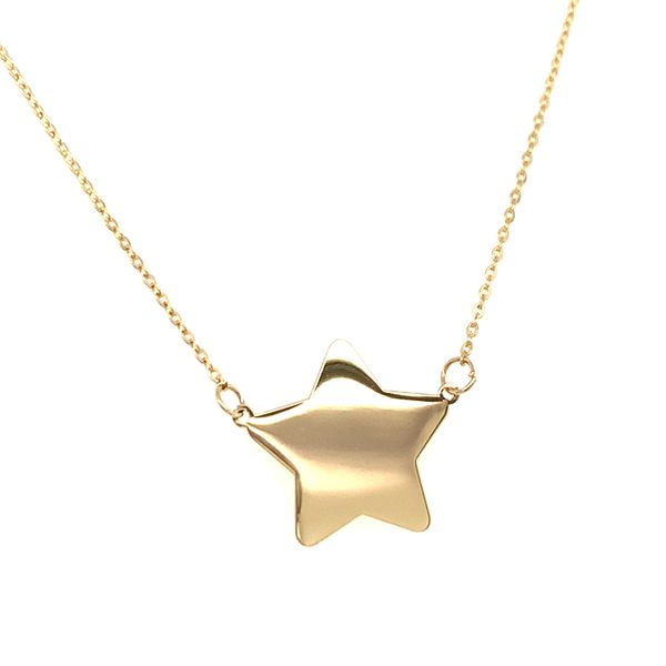 14k Yellow Gold Star Necklace Arezzo Jewelers Elmwood Park, IL