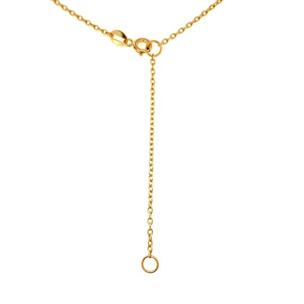 14k Yellow Gold Heart Link Choker Necklace Image 3 Arezzo Jewelers Elmwood Park, IL