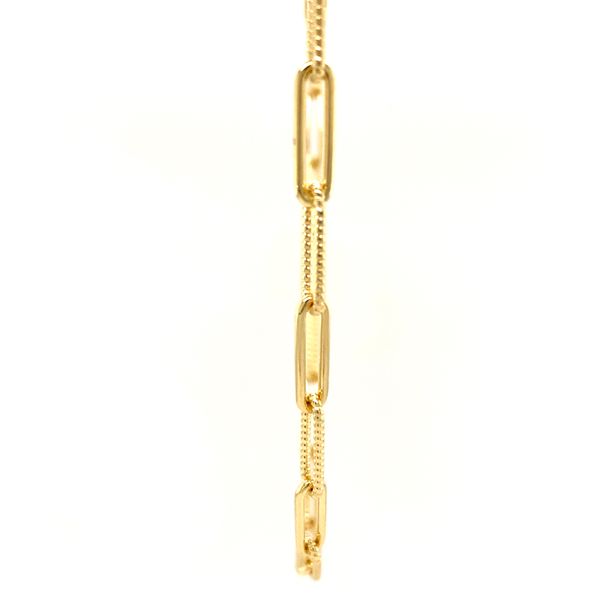 14k Yellow Gold 3.6m Paperclip Link Chain Image 3 Arezzo Jewelers Elmwood Park, IL