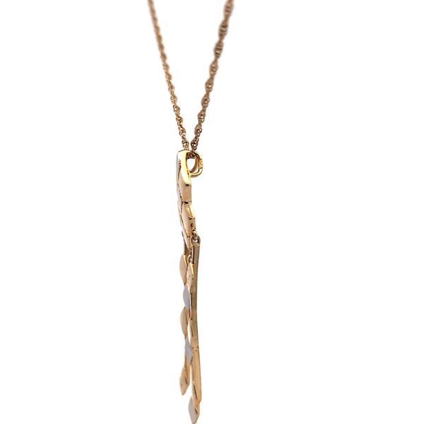 14 Karat Two Tone Gold Italian Necklace Image 2 Arezzo Jewelers Elmwood Park, IL