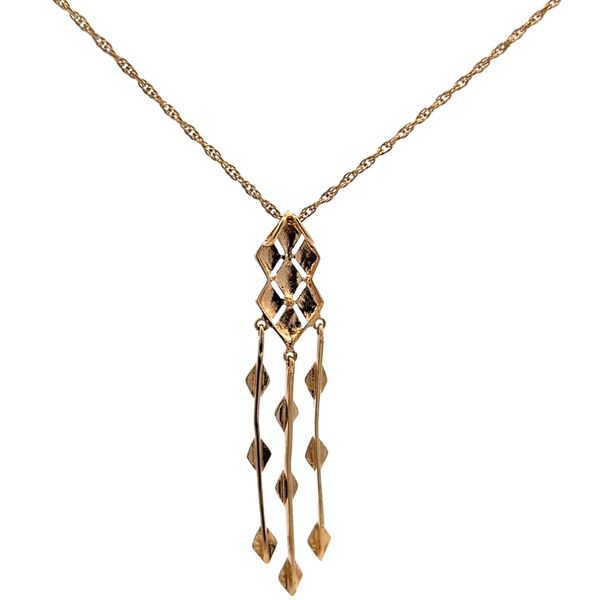14 Karat Two Tone Gold Italian Necklace Image 3 Arezzo Jewelers Elmwood Park, IL