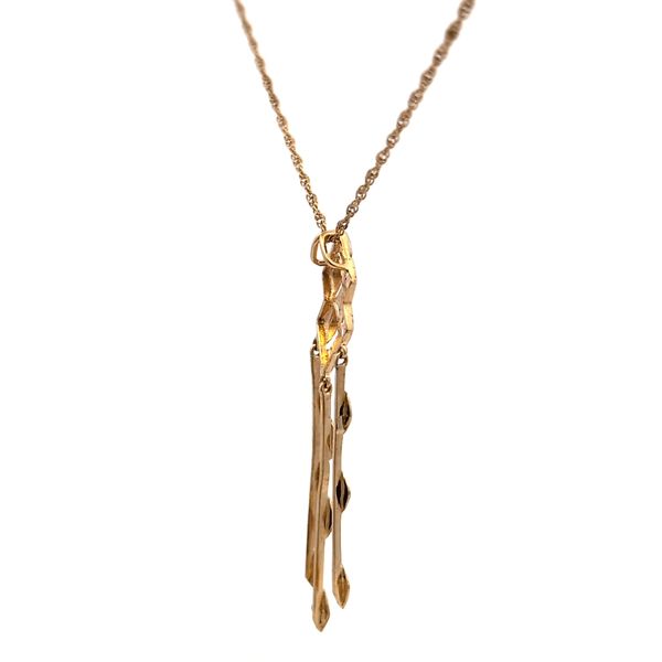 14 Karat Two Tone Gold Italian Necklace Image 4 Arezzo Jewelers Elmwood Park, IL