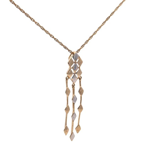 14 Karat Two Tone Gold Italian Necklace Arezzo Jewelers Elmwood Park, IL