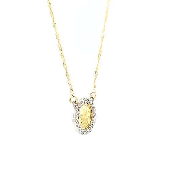 14k Yellow Gold Gaurdian Angel Necklace Arezzo Jewelers Elmwood Park, IL