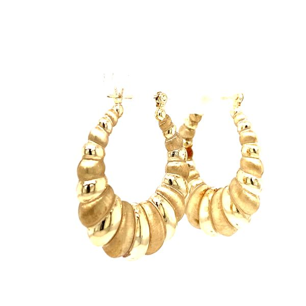14k Yellow Gold Earrings Image 2 Arezzo Jewelers Elmwood Park, IL