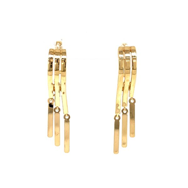 14k Yellow Gold Tassel Earrings Arezzo Jewelers Elmwood Park, IL