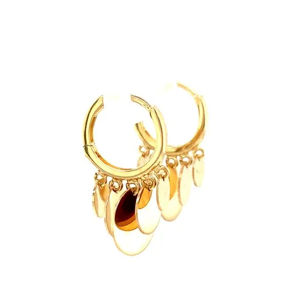 14k Yellow Gold Huggie Earrings Image 2 Arezzo Jewelers Elmwood Park, IL