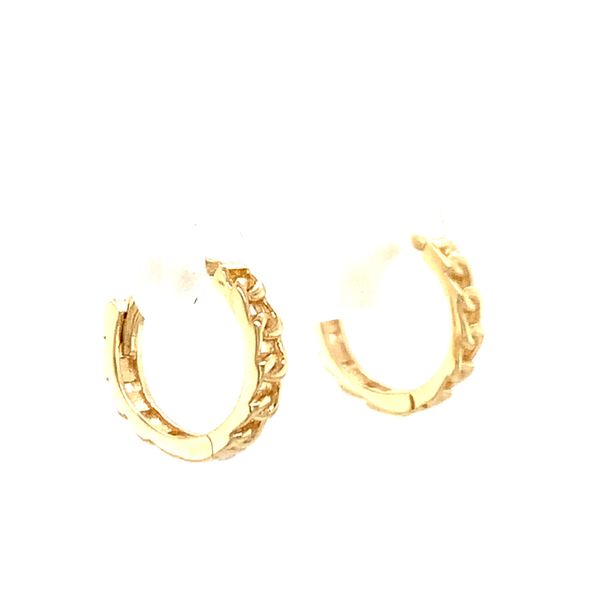 14k Yellow Gold Huggie Earrings Image 2 Arezzo Jewelers Elmwood Park, IL