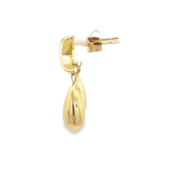 14k Yellow Gold Dangle Earrings Image 2 Arezzo Jewelers Elmwood Park, IL