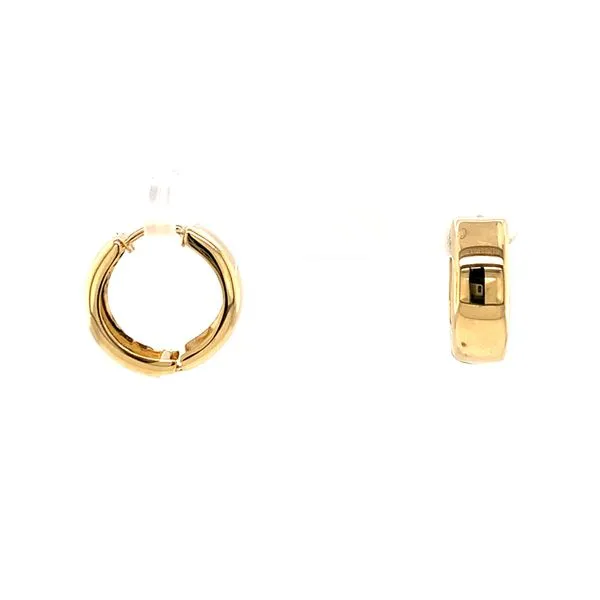 14k Yellow Gold 5.2mm Huggie Earrings Arezzo Jewelers Elmwood Park, IL