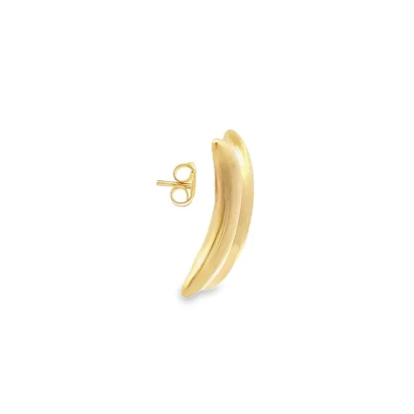 14 Karat Yellow Gold Italian Design Earrings Image 3 Arezzo Jewelers Elmwood Park, IL