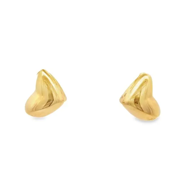 14 Karat Yellow Gold 3D Butterfly Wing Earrings Arezzo Jewelers Elmwood Park, IL