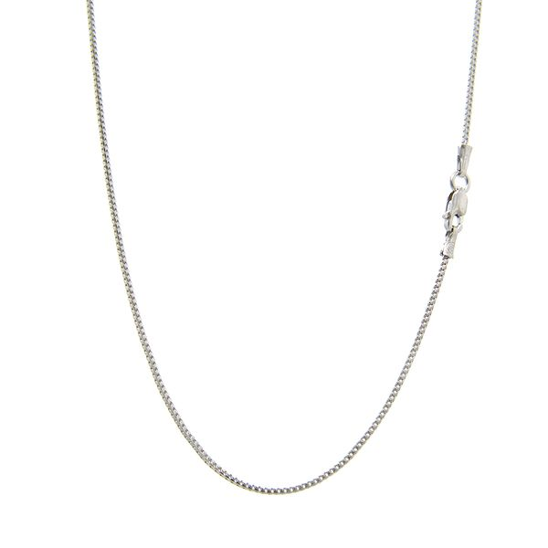 14k White Gold Franco Chain - 20