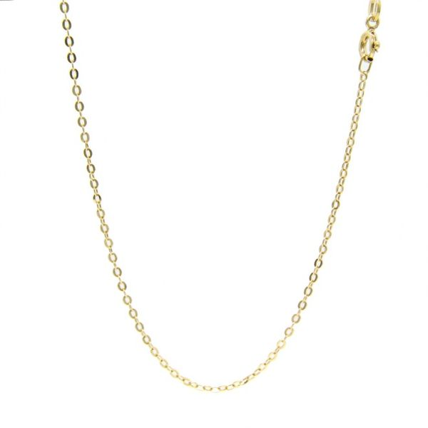 14k Yellow Gold Cable Link Chain - 26
