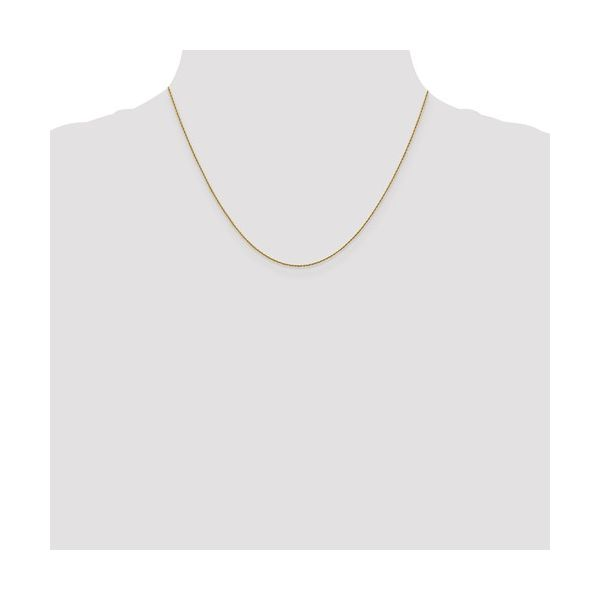 14K Yellow Gold Thin Rope Chain - 18