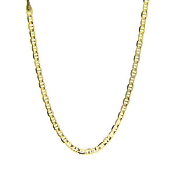 14k Yellow Gold Anchor Link Chain, 24