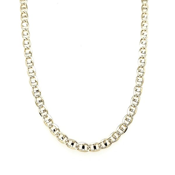 10k Two Tone Gold Gucci Link Chain, 22