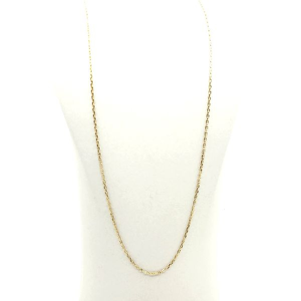 14k Yellow Gold 1mm Anchor Chain - 20
