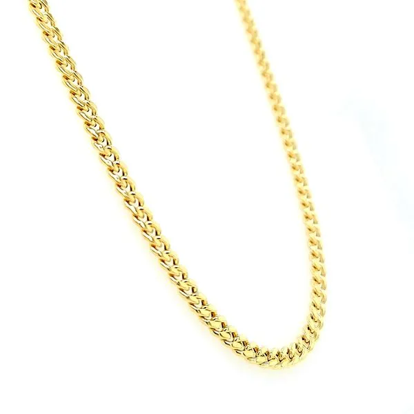 14K Yellow Gold Hollow Miami Cuban Chain Image 2 Arezzo Jewelers Elmwood Park, IL